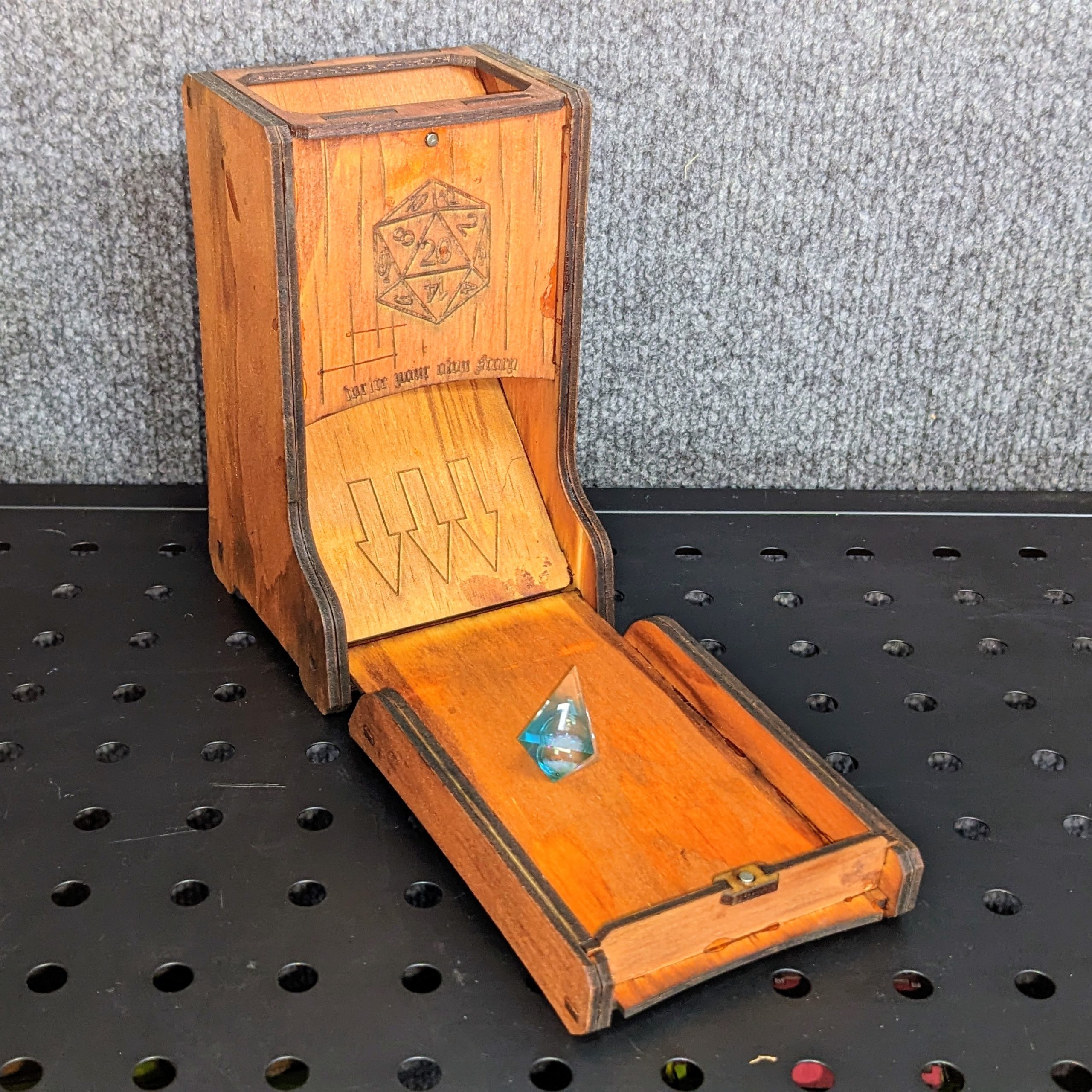Folding Dice Tower